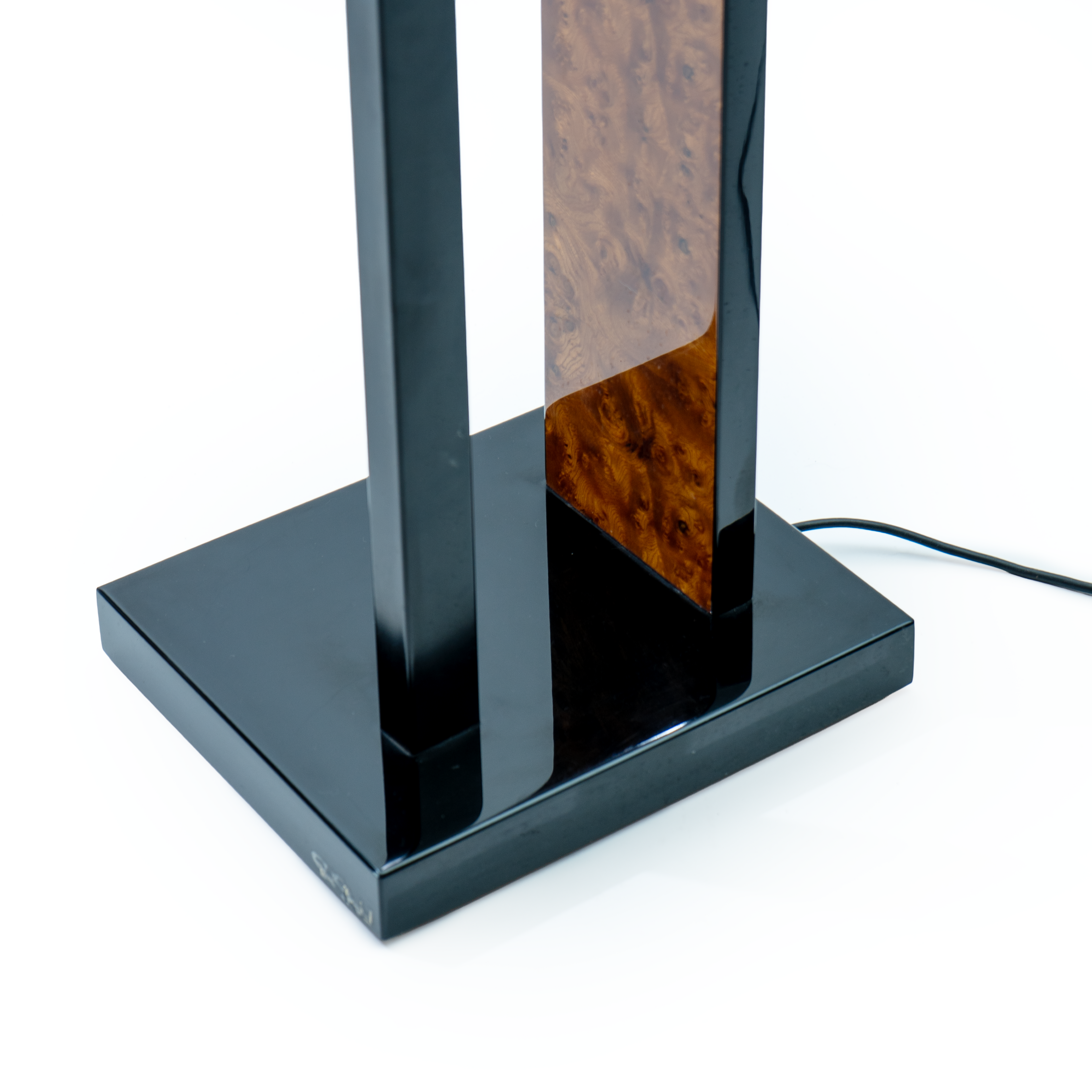 Burl Floor Lamp by Paul Michel