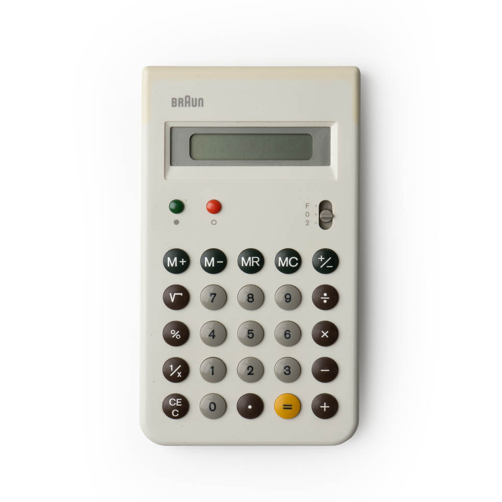 Braun Calculator by Dieter Rams