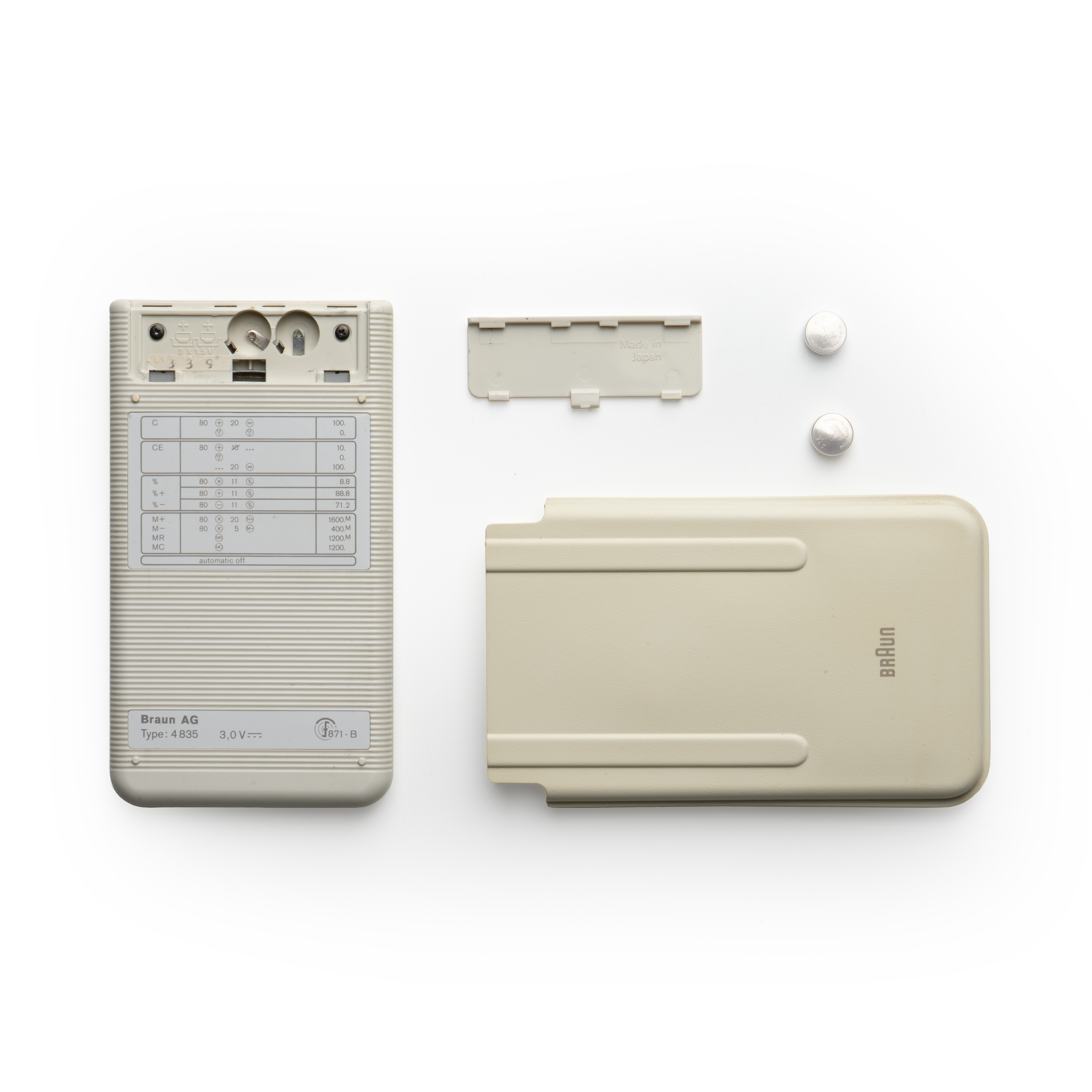 Braun Calculator by Dieter Rams