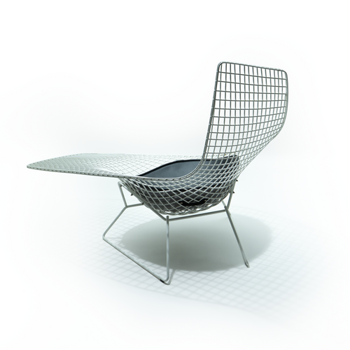 Asymmetric Chaise By Harry Bertoia